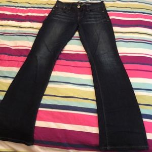 Express Mia mid rise size 4R barley boot jeans